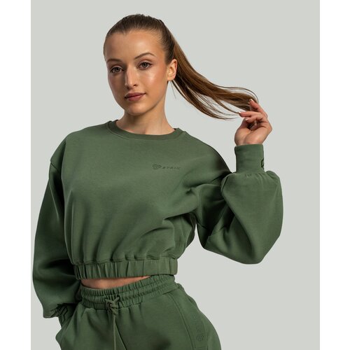 STRIX Ženska cropped dukserica Lunar Cedar Gree Cijene