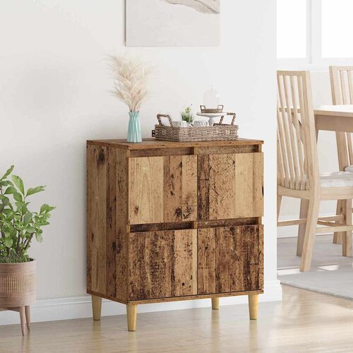 vidaXL Strani šal Star les 60 x 35 x 70 cm Konstruiran les Cene