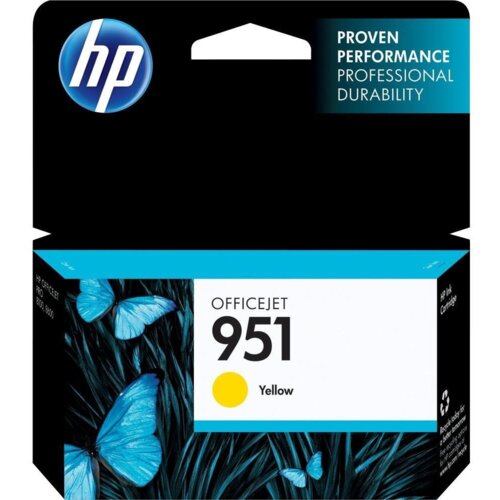 HP 951 Yellow Original Ink Cartridge spremnik s tintom 1 kom Standardni prinos Žuto Cene