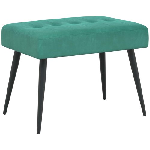  Klupa s gumbastim tkanjem Tirkizna 60 x 40 x 45 cm Bar&amp;scaron;un Slike