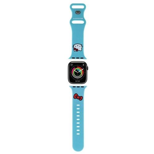 Hello Kitty silikonski etui pa&scaron;ček za apple watch 38/40/41MM moder, (21910461) Cene