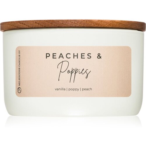 Milkhouse Candle Co. Statement Peaches & Poppies mirisna svijeća 283 g Cijene