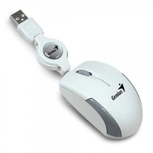 Genius Micro Traveler V2 (31010125108) bela mini mi&scaron;ka, (5000367965) Cene