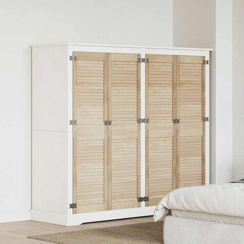 vidaXL Vrata ormara 4 pcs Smeđa 140.5 x 39.5 x 2.1 cm Masivna borovina Cijene