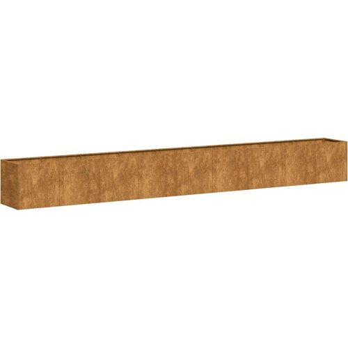 Maison Chic Cvetlični Lonec - Cvetlično korito Rusty 360x40x40 cm Vremensko odporno jeklo, (21789260) Cene