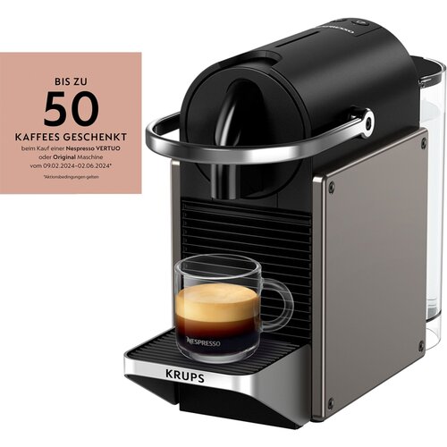 Krups XN306T Pixie Redesign Nespresso za aparat kavo titan, kavni aparat Cene
