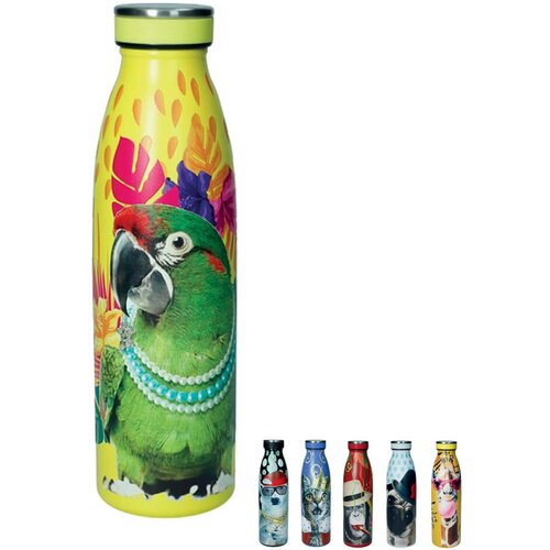 Brandani Termo steklenica Funny Zoo 500ml / več motiviv / inox, PP, (5000199086) Cene