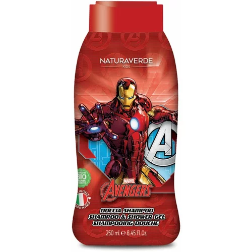 Marvel Avengers Ironman Shampoo and Shower Gel šampon in gel za prhanje 2v1 za otroke 250 ml