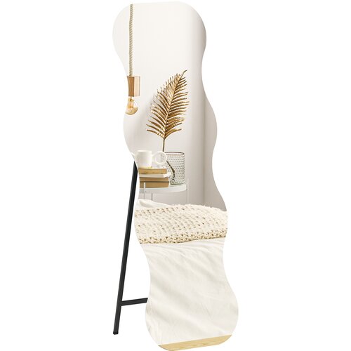 HOMCOM celozrcalno ogledalo kaljeno steklo, kovina 50D x 2,7&Scaron; x 160V cm črno, (5000242302) Cene
