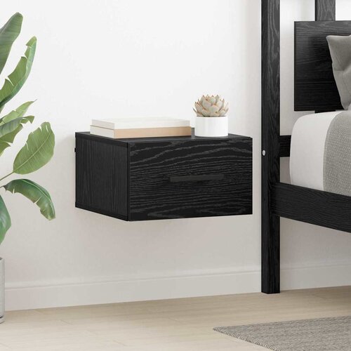 vidaXL Noćni ormar Zidne Crni hrast 35 x 35 x 20 cm Konstruirano drvo Cijene