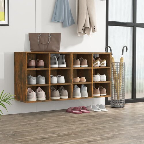 vidaXL Ormarići za cipele 2 kom boja dimljenog hrasta 52,5x30x50 cm Cijene