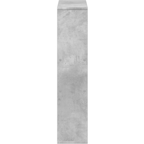  Regal za knjige boja betona 63x20x90 cm konstruirano drvo Slike