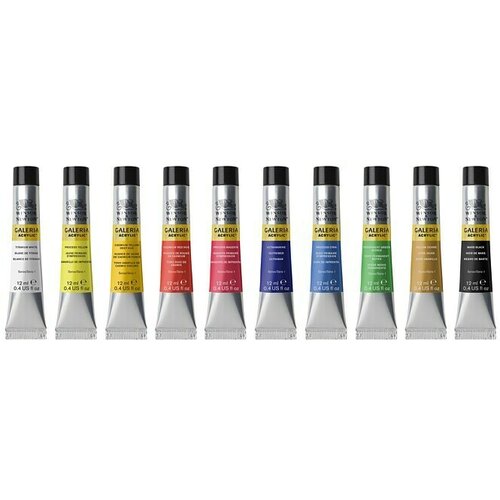 WINSOR &amp;amp; NEWTON Galeria Set akrilnih boja (10 Kom. x 12 ml, Tuba) Slike