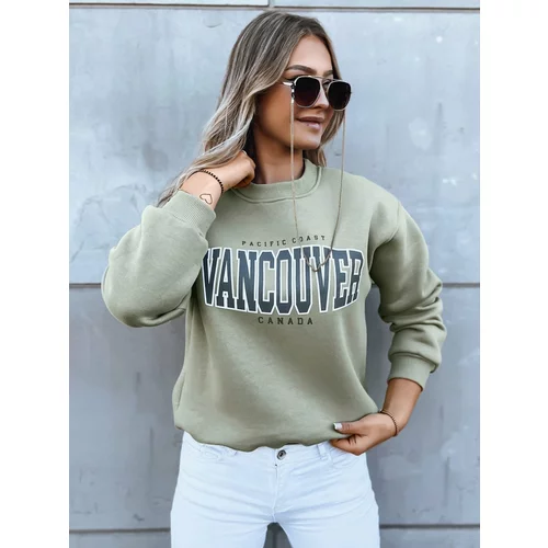 DStreet Women's hoodless sweatshirt VANCOUVER dark green