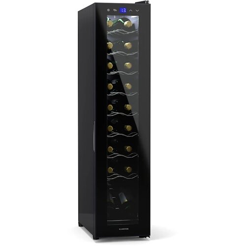 Klarstein Shiraz 18 Slim Uno, hladnjak za vino, 18 boca, 5 - 18 °C, kontrola na dodir Cijene