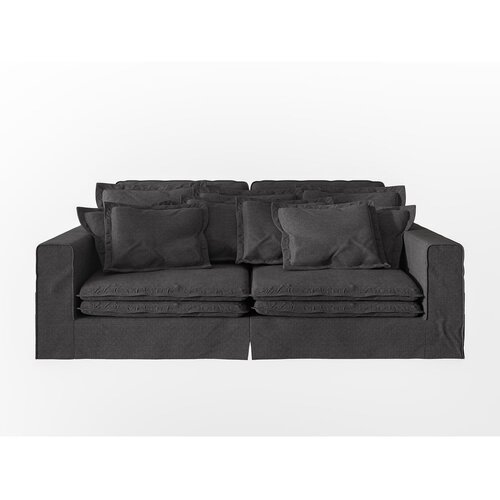 Ropez Crna sofa 236 cm Nora – Cijene