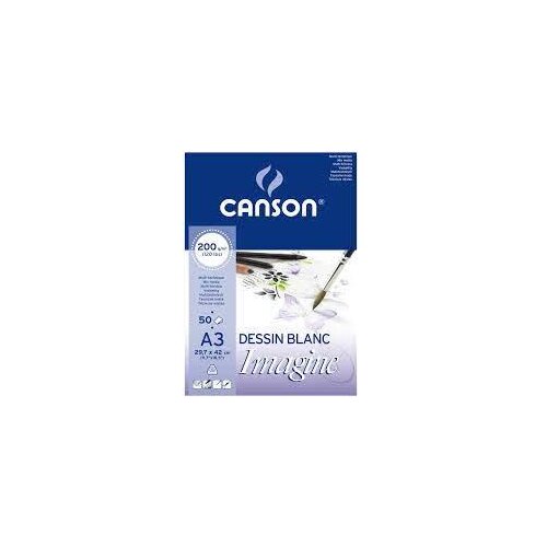 Canson Skicirka Mixed Media Imagine A3 200 g, 50 listna, (20631418) Slike