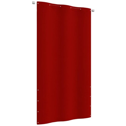 Balkonski zastor crveni 120 x 240 cm od tkanine Oxford Cijene