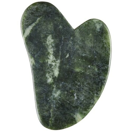 Glov kamen za masažu lica gua sha zeleni Slike