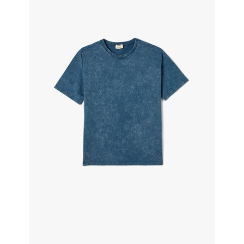 Koton Oversize T-Shirt Crew Neck Short Sleeve Faded Effect Cotton Cene