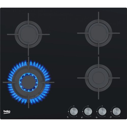 Beko HILW64222S plo&scaron;ča za kuhanje Črna Vgradna Plin 4 con(e) Cene