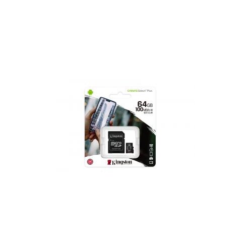 Memorijska kartica Kingston MicroSD 64GB 100MB/s Class 10 SDCS2/64GB Cijene