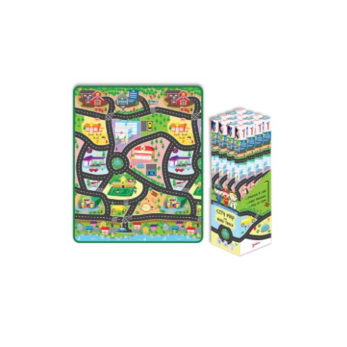 Sun Ta Toys PODLOGA 120 x 100cm &amp;ndash; MAPA GRADA SA PUTEVIMA Slike
