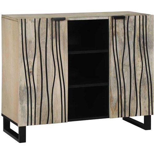  Komoda Bijelo 90 x 33 x 75 cm masivno drvo manga Cijene