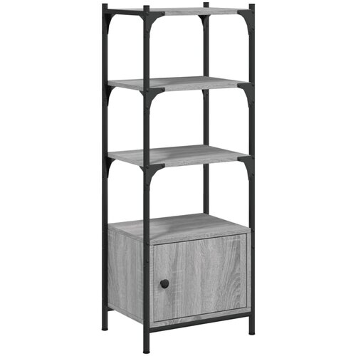 Maison Chic Knjižna omara - Knjižni regal 3-nadstropna siva sonoma 41x30x109,5 cm in. les, (21726356) Cene