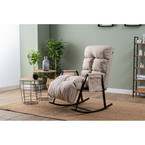 Atelier Del Sofa Lena Single - Cream Cream Rocking Chair Cene