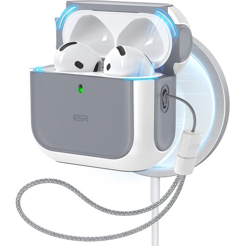 ESR ORBIT ETUI HALOLOCK ZA MAGSAFE ZA APPLE AIRPODS 4 BELA ETUI, (22006428) Cene