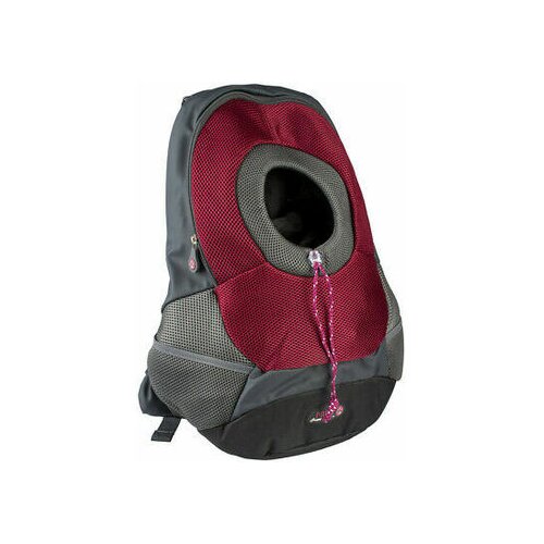 Duvo maria crazy paws ranac za ljubimce, m, 41.5x17.5x43cm, sivo-crvena Slike