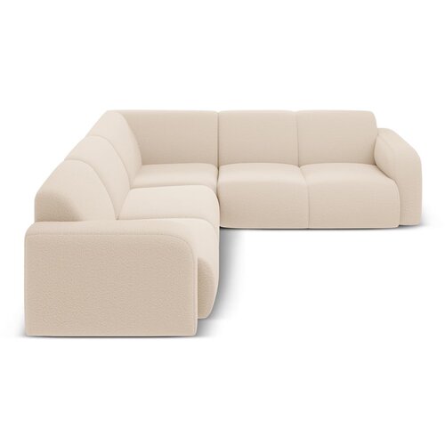 Micadoni Bež kutna garnitura od boucl&amp;eacute; tkanine (promjenjiva) Molino &amp;ndash; Home Slike
