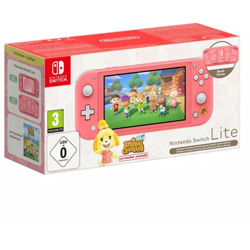 Nintendo Switch Lite Console (Coral) + Animal Crossing New Horzions (CIAB) Slike