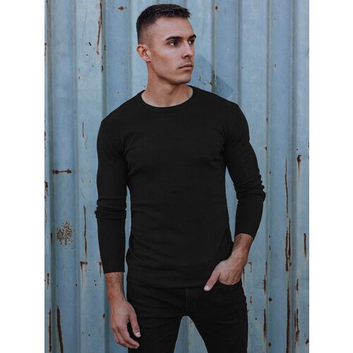 DStreet Sweter męski klasyczny czarny Slike