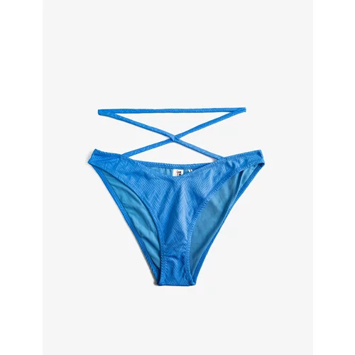 Koton Bikini Bottom - Blue - Normal Waist