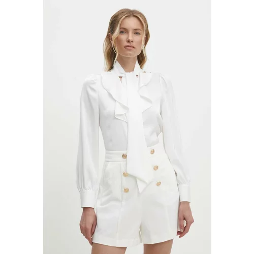 Answear Lab Košulja za žene, boja: bijela, regular, s ruskim ovratnikom