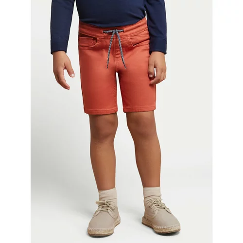 Mayoral Kratke hlače iz tkanine 3269 Oranžna Regular Fit