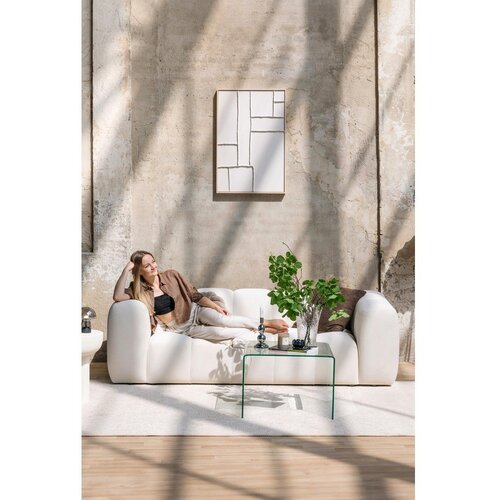 Bonami Selection Žametna sedežna garnitura v barvi terakote 225 cm Cube &amp;ndash; Slike