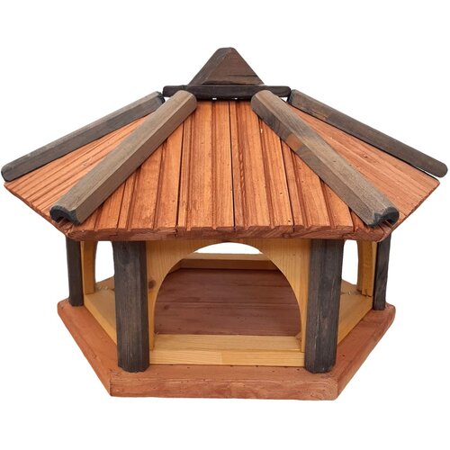  Drvena hranilica za ptice, 55 cm x 46 cm Slike
