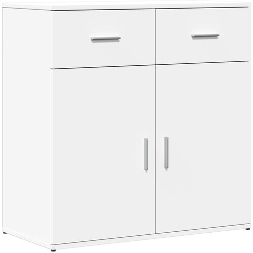  Komoda bijeli 79x38x80 cm od konstruiranog drva Slike