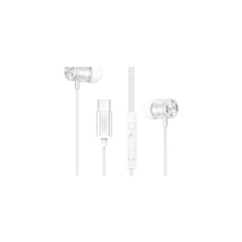 XO In-Ear Slu&amp;scaron;alice sa mikrofonom Type-C Music EP80 White Slike