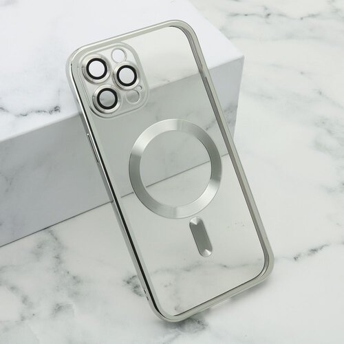  Maska camera protect magsafe za iphone 12 pro max/ srebrna Cene