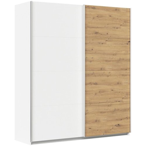 Modern Living Omara Z Drsnimi Vrati Feldkirch, Bela, Barva Hrasta Cene