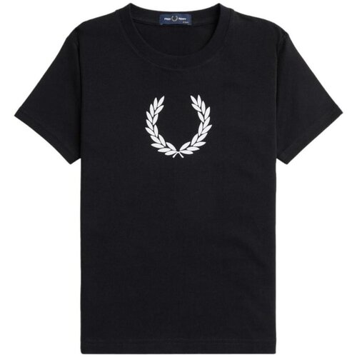 Fred Perry Majice s kratkimi rokavi - Črna Slike