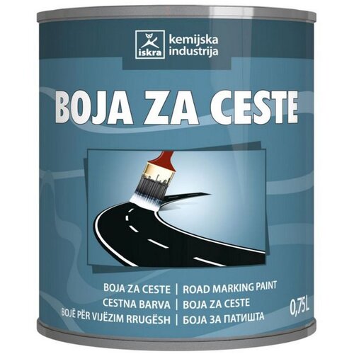 Iskra Brzosušivi lak boja za ceste bijela 0,75 l Cene