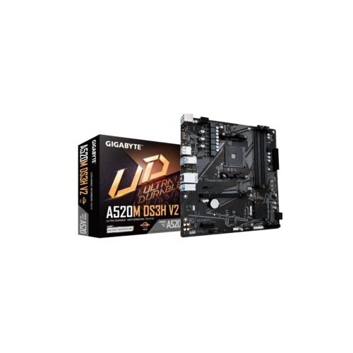 Gigabyte MB A520M S2HP AM4, 2x DDR4, 1x M.2,1x D-Sub, 1x DP, 1x HDMI, 6x USB, mATX Cijene