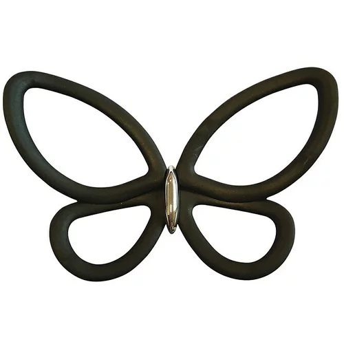 Ukrasna naljepnica Metalni leptiri (Samoljepljiva folija, 9,5 x 9,5 cm, Crna)