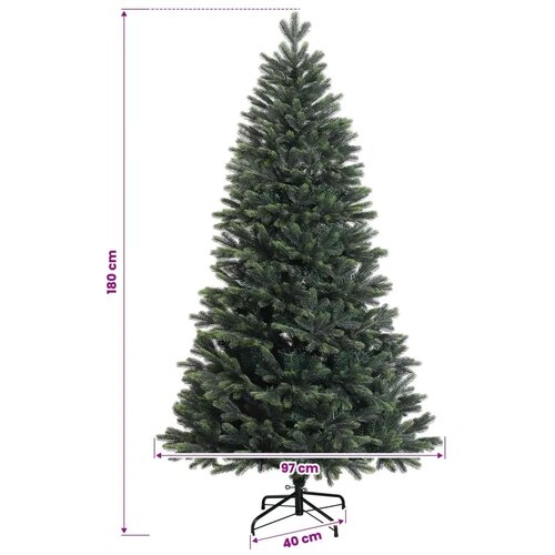  Umjetno božićno drvce s nogom 180 cm 300 LED lampica - 180 cm s LED svjetlima Slike