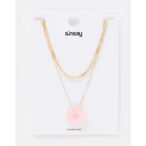 Sinsay - Komplet 2 ogrlic - Roza